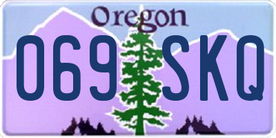 OR license plate 069SKQ