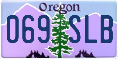 OR license plate 069SLB