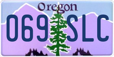 OR license plate 069SLC
