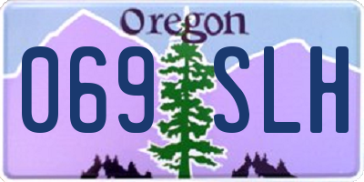 OR license plate 069SLH