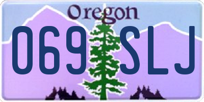 OR license plate 069SLJ