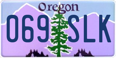OR license plate 069SLK