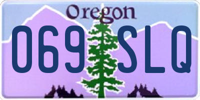OR license plate 069SLQ