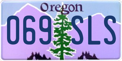 OR license plate 069SLS