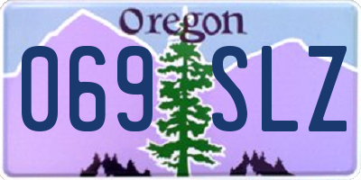 OR license plate 069SLZ