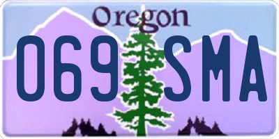 OR license plate 069SMA