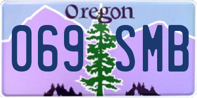 OR license plate 069SMB