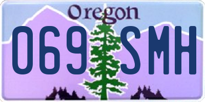 OR license plate 069SMH