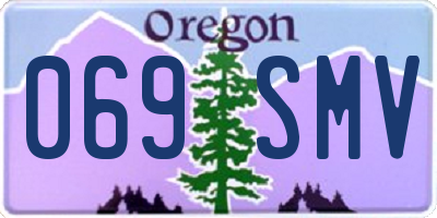 OR license plate 069SMV