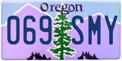 OR license plate 069SMY