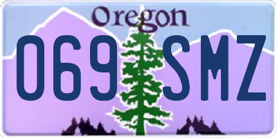 OR license plate 069SMZ