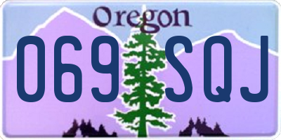 OR license plate 069SQJ