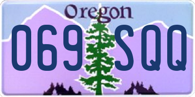 OR license plate 069SQQ