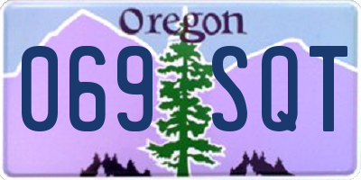 OR license plate 069SQT