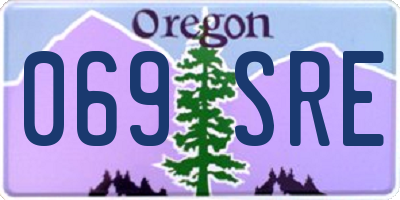 OR license plate 069SRE