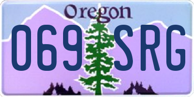 OR license plate 069SRG