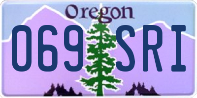 OR license plate 069SRI