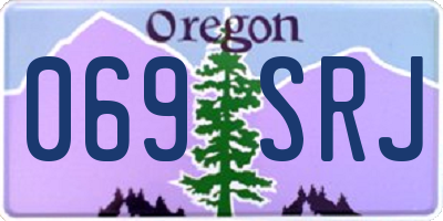 OR license plate 069SRJ