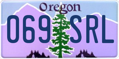 OR license plate 069SRL
