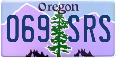 OR license plate 069SRS