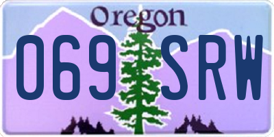 OR license plate 069SRW