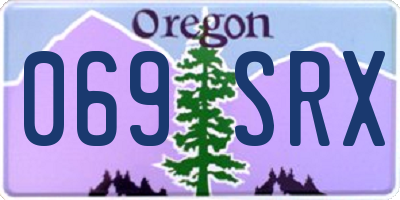 OR license plate 069SRX