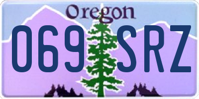 OR license plate 069SRZ