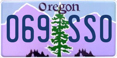 OR license plate 069SSO