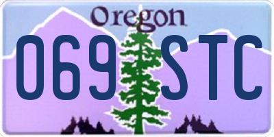 OR license plate 069STC