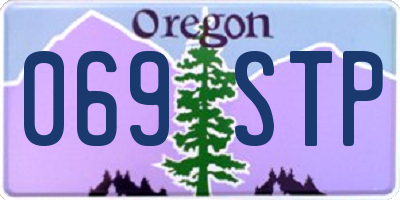 OR license plate 069STP