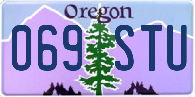 OR license plate 069STU