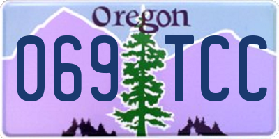 OR license plate 069TCC