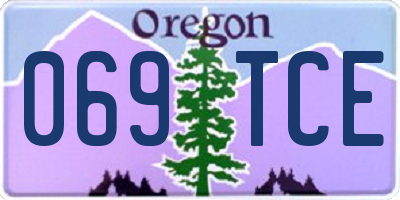 OR license plate 069TCE