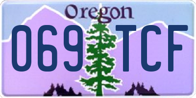 OR license plate 069TCF