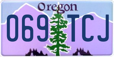 OR license plate 069TCJ