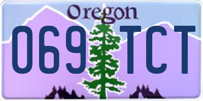 OR license plate 069TCT
