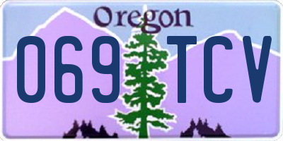 OR license plate 069TCV