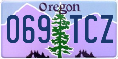 OR license plate 069TCZ