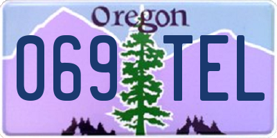OR license plate 069TEL