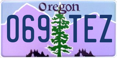 OR license plate 069TEZ