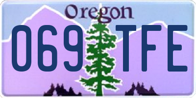 OR license plate 069TFE