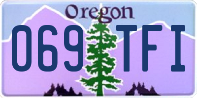 OR license plate 069TFI