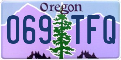 OR license plate 069TFQ