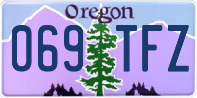 OR license plate 069TFZ