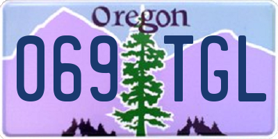 OR license plate 069TGL