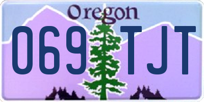 OR license plate 069TJT