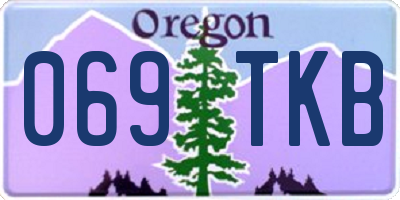 OR license plate 069TKB