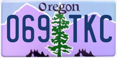 OR license plate 069TKC