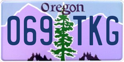 OR license plate 069TKG