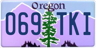 OR license plate 069TKI